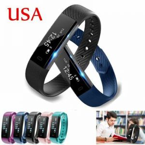  Sports Fitness Tracker Smart Watch Band Bracelet Wristband Pedometer Alarm Clock