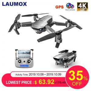 quality product אלקטרוניקה  LAUMOX SG907 GPS Drone with 4K HD Adjustment Camera Wide Angle 5G WIFI FPV RC Quadcopter Professional Foldable Drones E520S E58