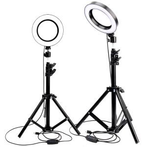 quality product אלקטרוניקה  LED Ring Light Photo Studio Camera Light Photography Dimmable Video light for Youtube Makeup Selfie with Tripod Phone Holder